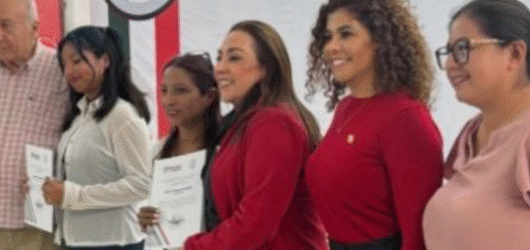 Leslie Hendricks fortalece la estructura en el sur Toma de protesta del ONMPRI en Othón P. Blanco